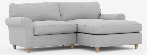 Rosa Soft Chenille Corner Chaise Sofa