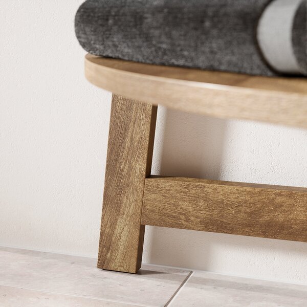 Humphrey Corner Ladder Shelf, Mango Wood Effect