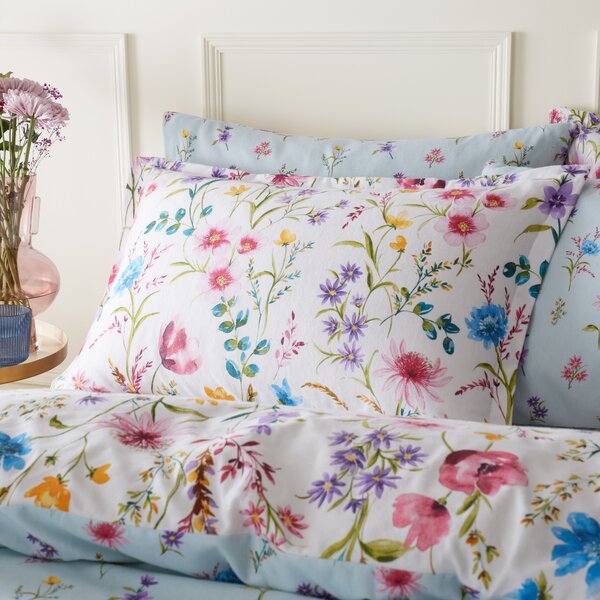 Foxley Ditsy Floral Brushed Cotton Oxford Pillowcase