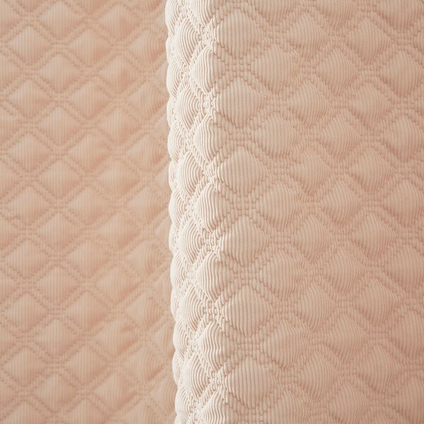 Padded Corduroy Eyelet Curtain