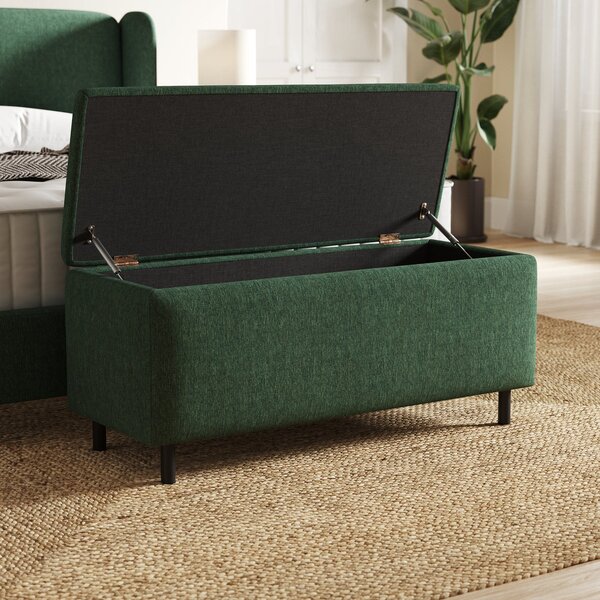 Cocoon Chenille End of Bed Ottoman