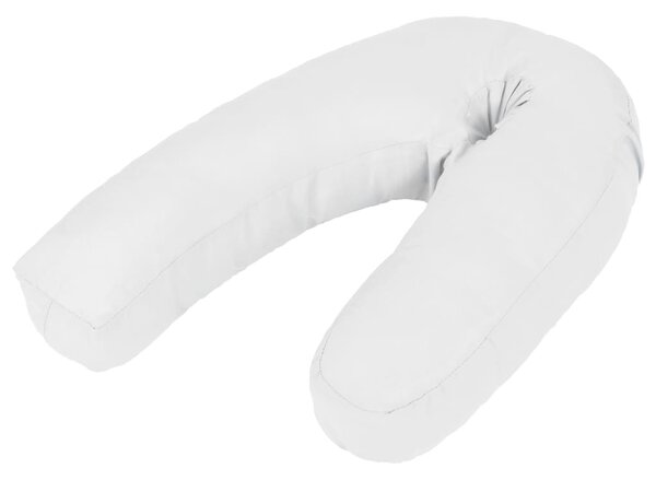 Pregnancy Pillow J-Shaped 54x(36-43) cm White