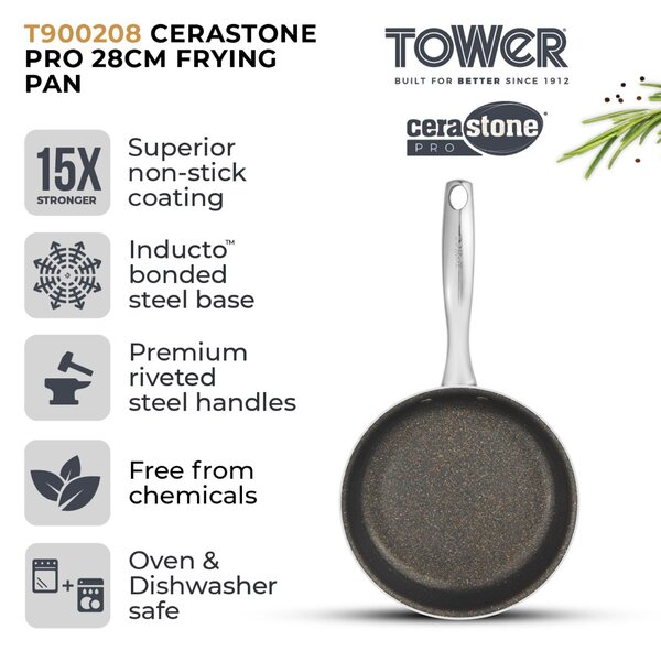 TOWER Cerastone Pro 28cm Fry Pan