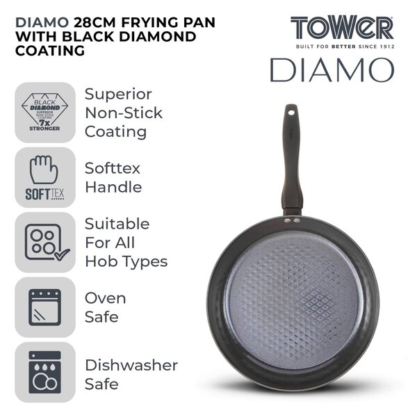 TOWER DIamo 28cm Ceramic Fry Pan