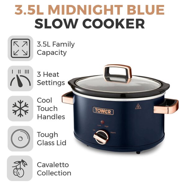 TOWER Cavaletto 3.5L Slow Cooker