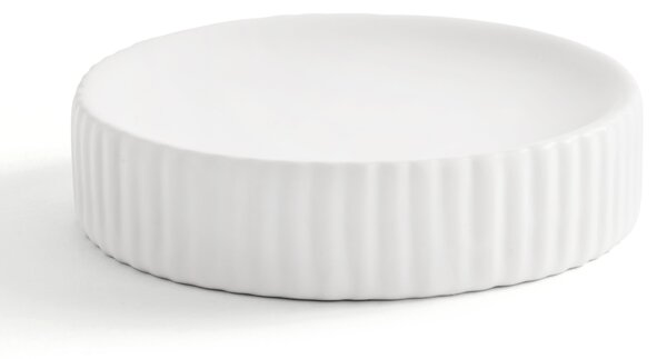 Ceramic Ribbed Soap Dish