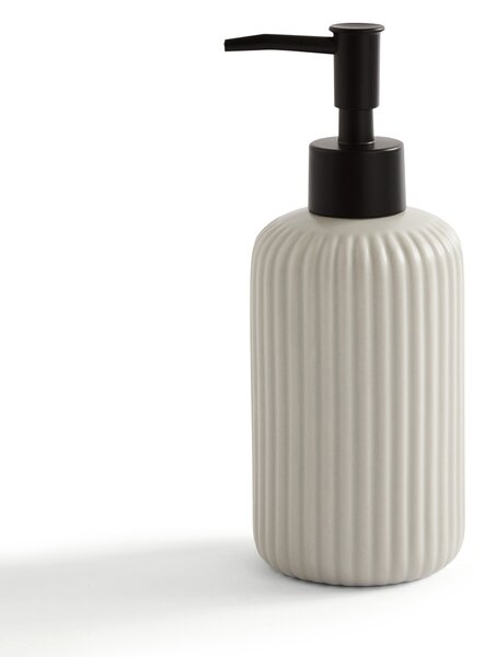 Ceramic Ribbed Soap Dispenser