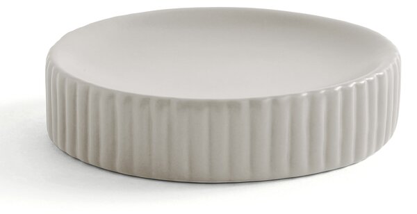 Ceramic Ribbed Soap Dish