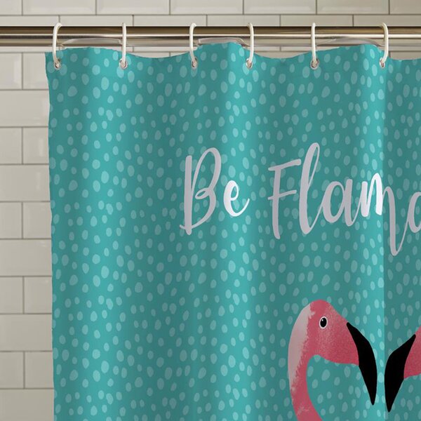 Catherine Lansfield Flamingo Shower Curtain