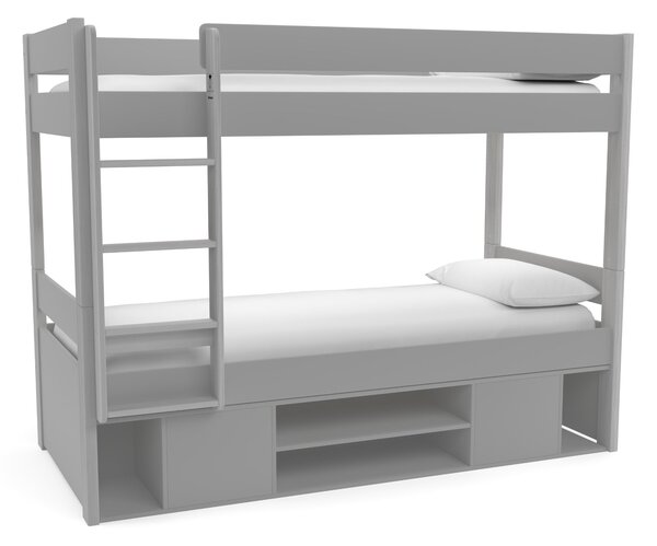 Stompa Uno Bunk Bed With Under Bed Storage, Pine