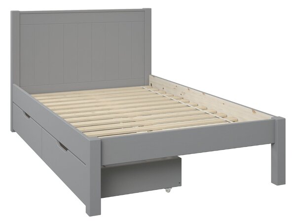 Stompa Classic Low End Bed with 2 Underbed Drawers