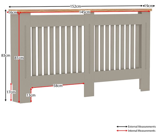 Vida Designs Arlington Radiator Cover