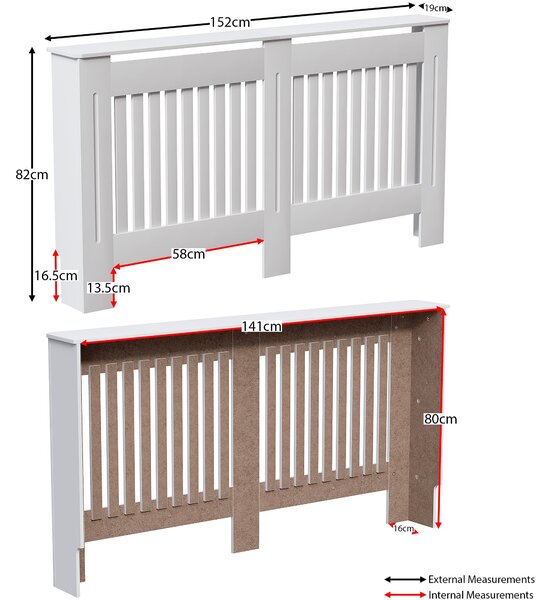 Vida Designs Chelsea Radiator Cover