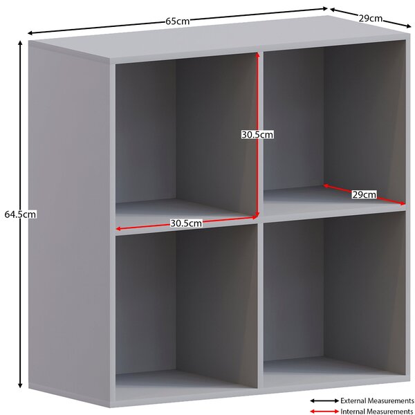 Vida Designs Durham 2x2 Cube Storage Unit