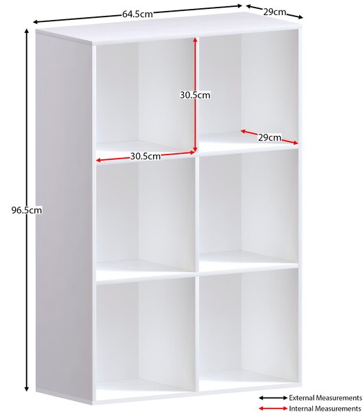 Vida Designs Durham 2x3 Cube Storage Unit