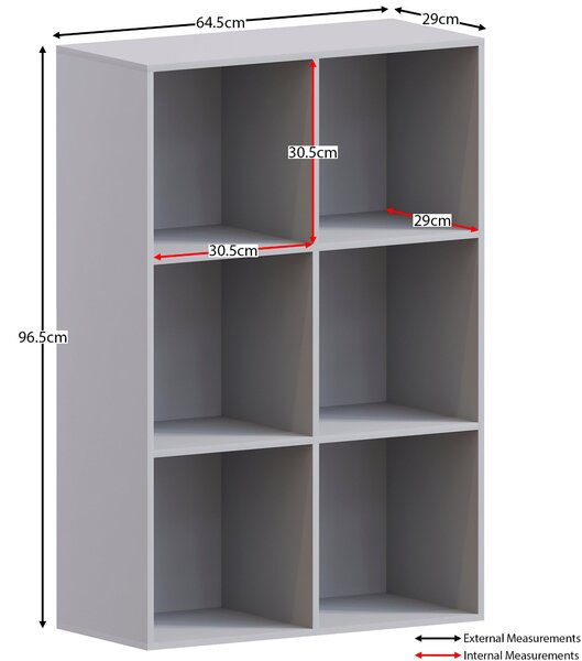 Vida Designs Durham 2x3 Cube Storage Unit