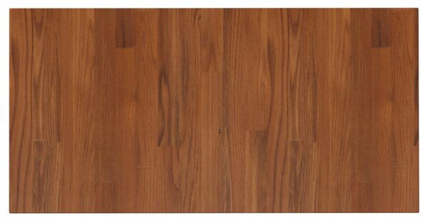 Bathroom Countertop Dark Brown 80x40x2.5cm Treated Solid Wood