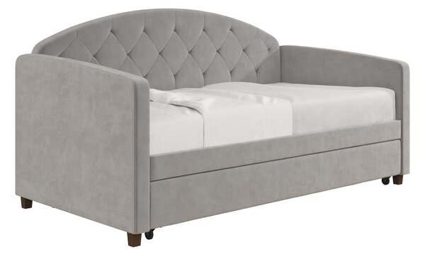 Aspen Velvet Daybed with Trundle