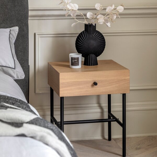 Aubourn 1 Drawer Bedside Table