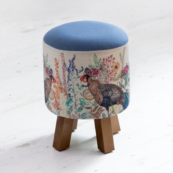 Monty Fabric Footstool