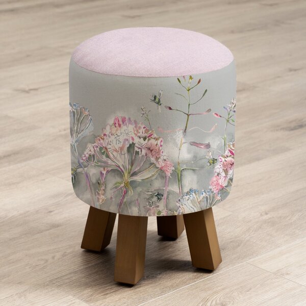 Monty Fabric Footstool