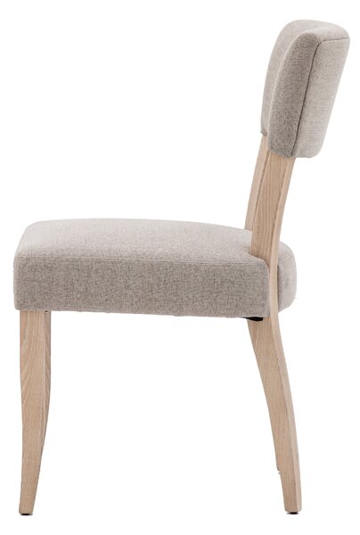 Elda Set of 2 Dining Chairs, Linen