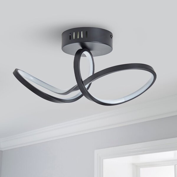 Octtava LED Semi Flush Ceiling Fitting