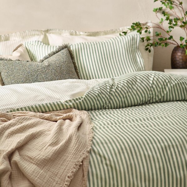 Yard Hebden Reversible Duvet Cover and Pillowcase Set