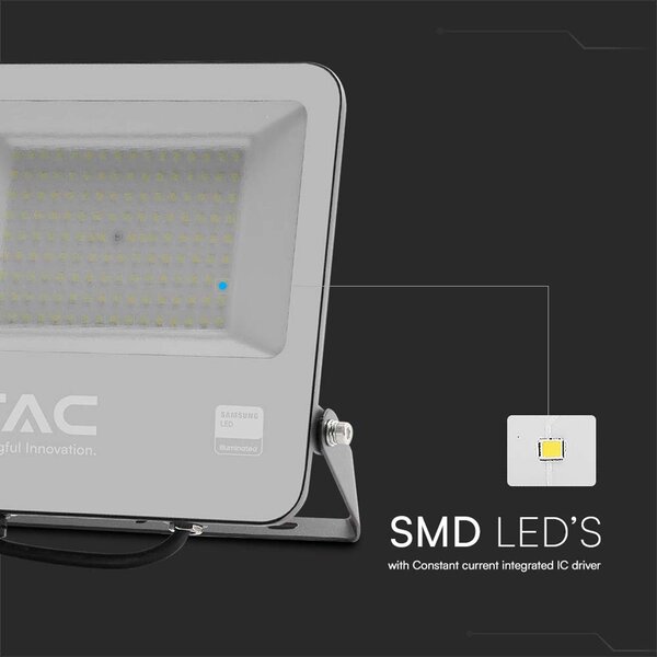 V-TAC 100W LED Floodlight Outdoor Wall Light