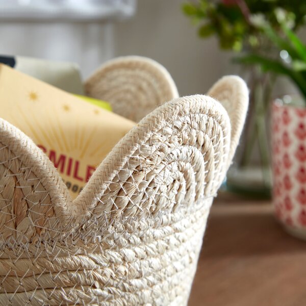 Small Scalloped Maize Basket