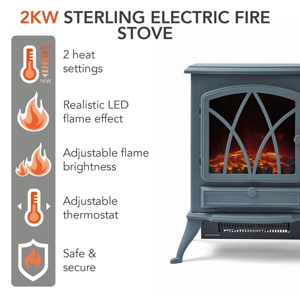 Stirling 2KW Stove Fireplace