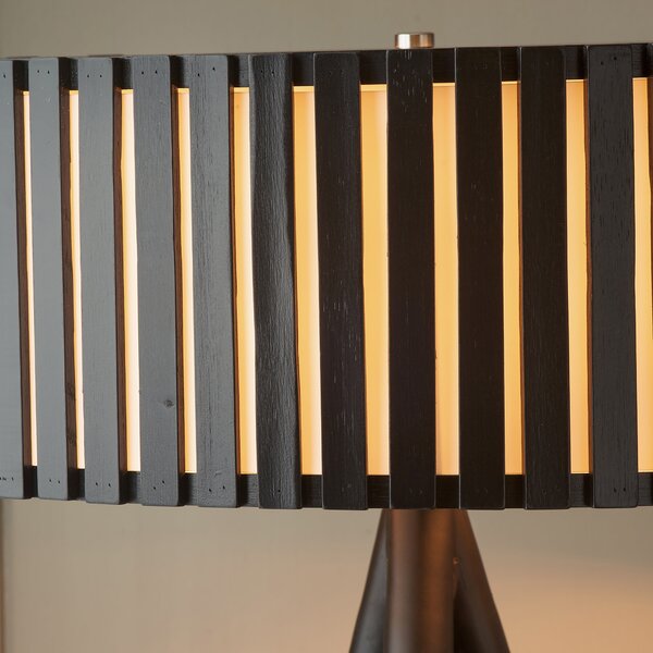 Rabanne Wooden Slat Tripod Floor Lamp