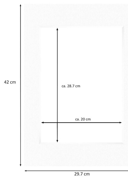 Nielsen Conservation White Picture Mount