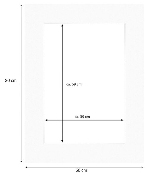 Nielsen Conservation White Picture Mount