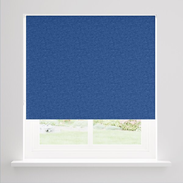 Luna Classic Blue Blackout Roller Blind