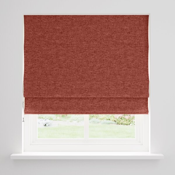 Luna Orange Umber Blackout Roman Blind