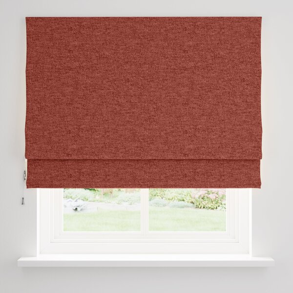 Luna Orange Umber Blackout Roman Blind