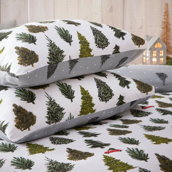 Furn. Evergreen Duvet Cover Set Pine Green