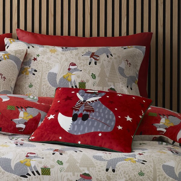 Fusion Foraging Fox Duvet Cover & Pillowcase Set