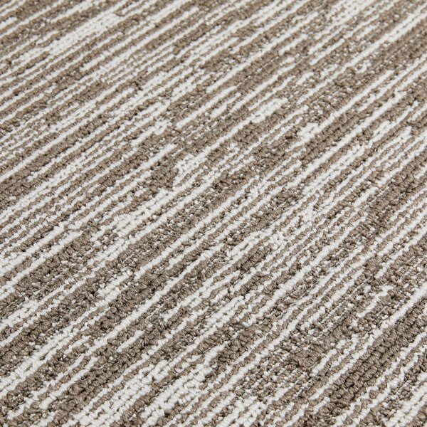 Marvel Boucle Broken Stripe Washable Rug