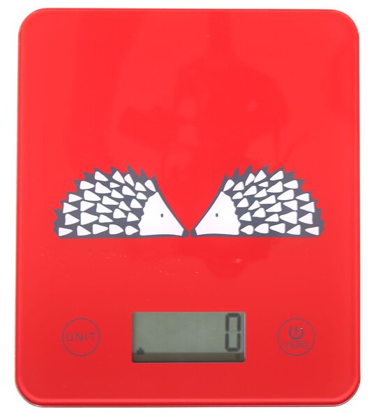 Scion Dexam Spike Hedgehog Red Electronic Kitchen Scales