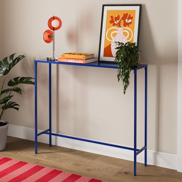 Cerano Slim Console Table, Metal