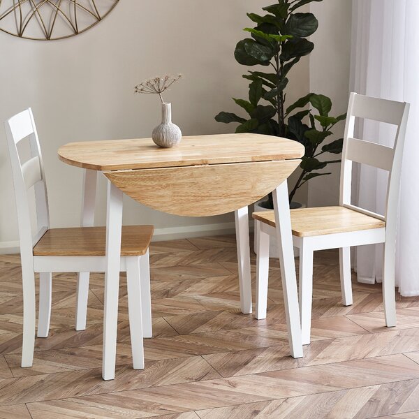 Linwood 4 Seater Round Drop Leaf Dining Table