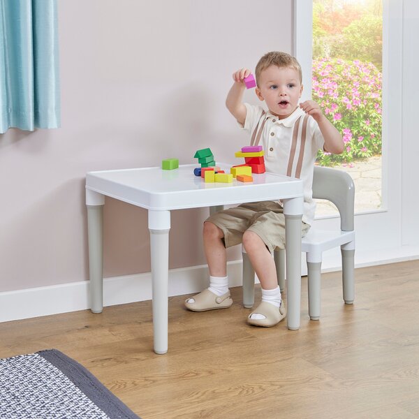 Liberty House Kids Plastic Table And One Chair Set