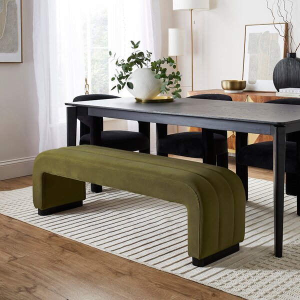 Lucilla Dining Bench, Velvet