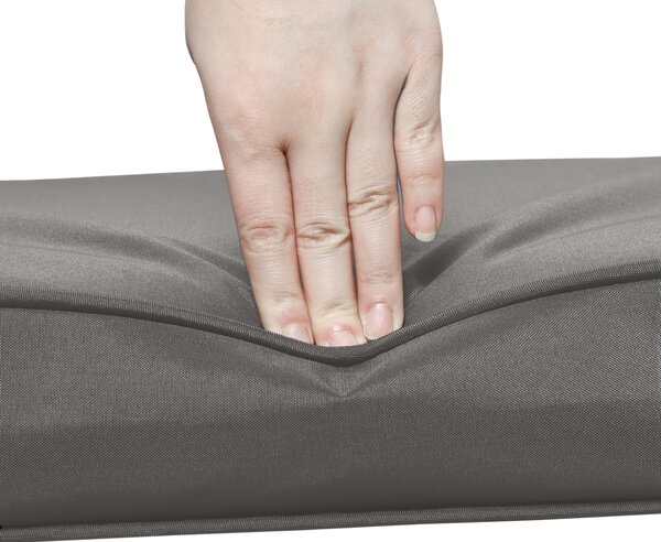 Outsunny Set of 2 Garden Seat and Back Cushion Set, Replacement Cushions for Outdoor Furniture w/ Seat Cushion & Back Cushion, Dark Grey Aosom UK