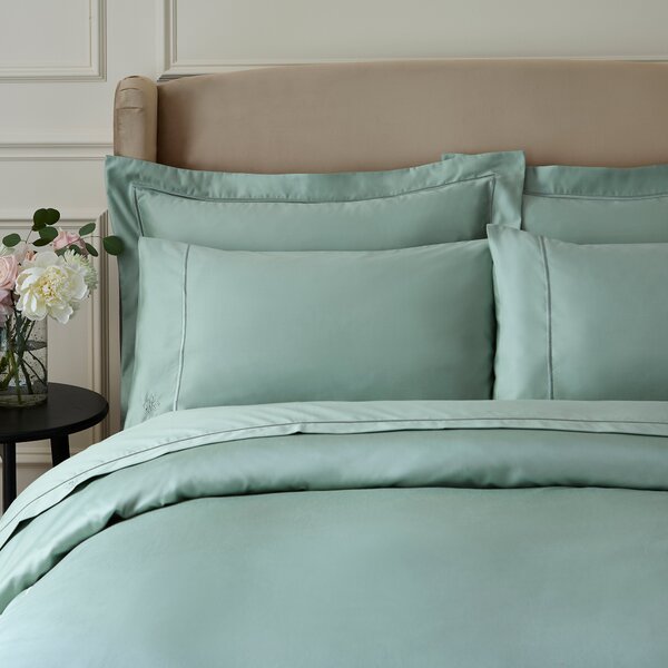 Dorma Egyptian Cotton Sateen 1000 Thread Count Standard Pillowcase Sage (Green)