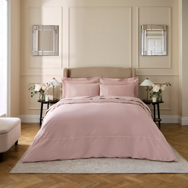 Dorma Egyptian Cotton Sateen 1000 Thread Count Duvet Cover Pink