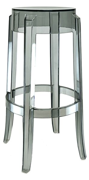 Fusion Living Ghost Style Bar Height Bar Stool