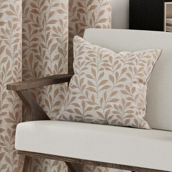 Sherwood Jacquard Filled Cushion 43cm x 43cm Natural
